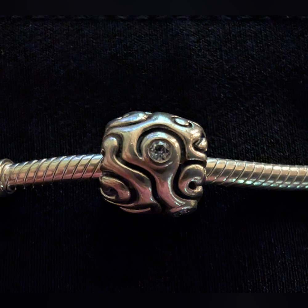 Pandora Silver Swirl Charm